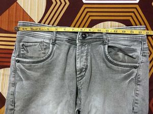 Gray Denim Jeans