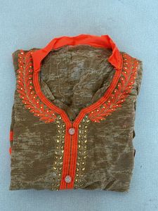 Embroidered Kurta Top