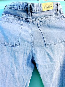 Light Wash Cargo Jeans