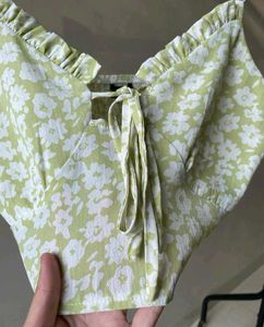 Floral Tie-Front Cami Top
