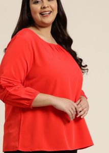 Chic Orange Top