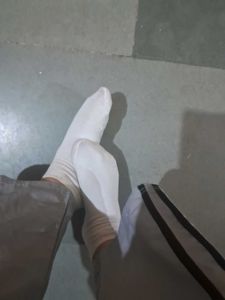 Used White Socks