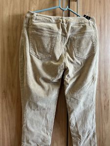 Khaki Corduroy Pants- Worn Once