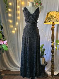 Sparkly Black Maxi Dress