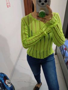 Cute Mesh Top