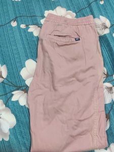 Pink Casual Pants