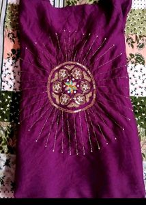 💕Beautiful Purple Designer Ladies Kurti💕