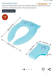 Portable Baby Toilet Seat Foldable Western cover