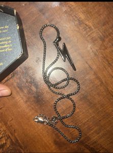 Men&#39;s Black Mamba Necklace &amp; Ring free size