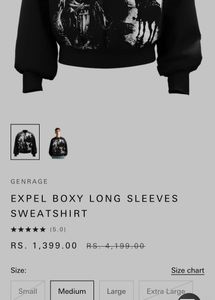 Graphic Print Sweater GENRAGE BRANDNEW