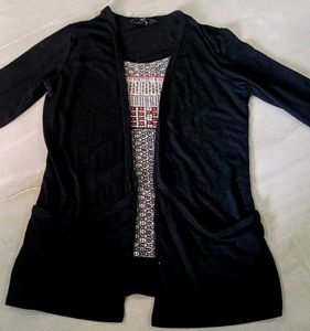 Black And WHITE top CONBO