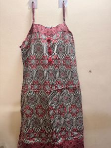 Patterned Casual Dress