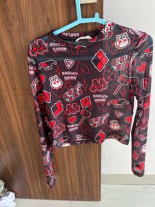 Mesh Top: DC Comics Harley Quinn