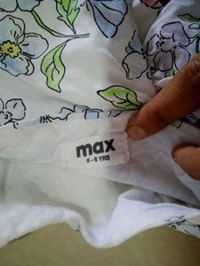 MAX Pure Cotton Floral Frock