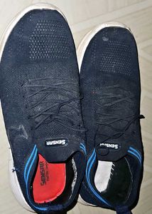 Blue &amp; White Running Shoe