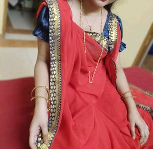 Elegant Red Saree