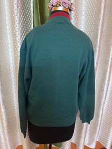 Vintage Leaf Embroidered Sweatshirt