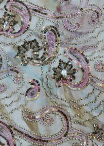 Hand Work Beautiful Saree Light Olive Green