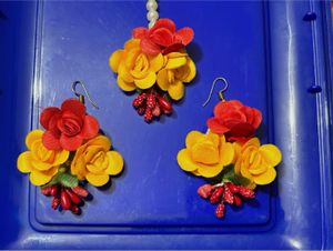 Haldi - Floral Jewelry Set