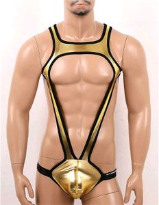 Men One-Piece Bodysuit Size L