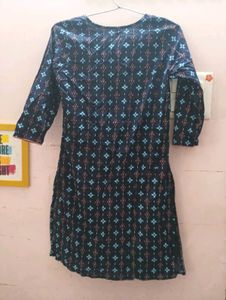 Blue Branded Kurta.