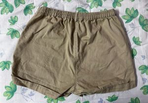 Khakhi Shorts Streatchable