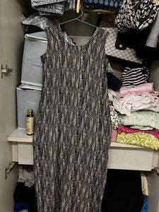 Black And Gold Kurti