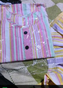 Striped Kurta Set