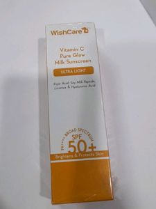WishCare Vitamin C Milk Sunscreen SPF 50+