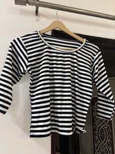 Striped Long Sleeve Top