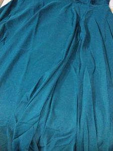 Women A-line Green Dress