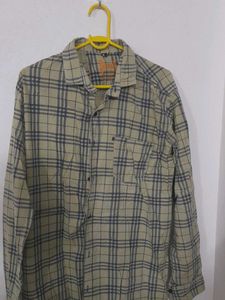 Vintage Plaid Button-Down Shirt