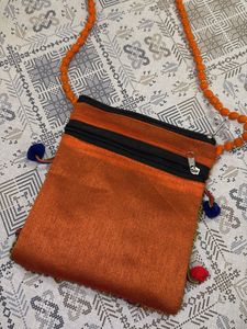 Embroidered Sling Bag