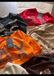 Armani Exchange Unisex Tshirts Imported Stock