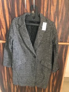 H&M Plaid Coat