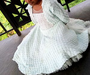 Girls' Party Dress 🩵✨
