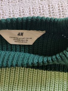 H&amp;M Striped Knit Sweater