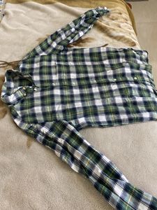 H&amp;M Full Sleeve Shirt, Green, Eur S
