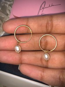 Giva Golden Pearls Earrings ✨💗🤌🏻