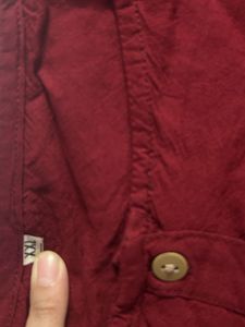 Maroon Long Sleeve Top