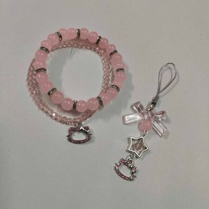 Hello Kitty Pink Bracelet & Charm
