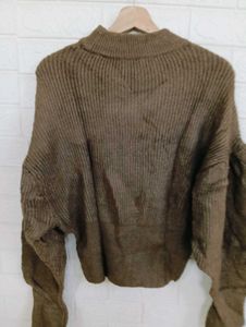 Brown Knit Sweater