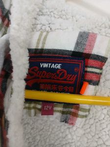 Boys Flannel Hoodie Jacket