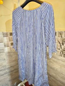 BOGO 🎁 Buy One Get 1 Free🎁XXL Blue Striped Dress