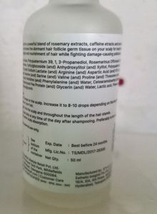 Rosemary With Caffeine Hair Serum