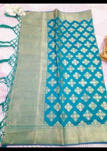 Teal Embroidered Kurta Set