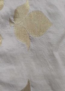 Elegant White &amp; Gold Dupatta