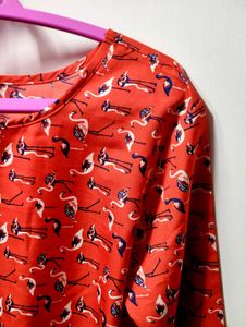 Red Flamingo top