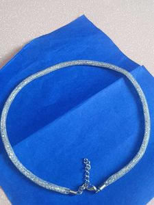 Silver Stone Choker /Necklace