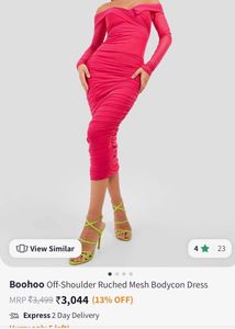 Pink Bohoo Dress